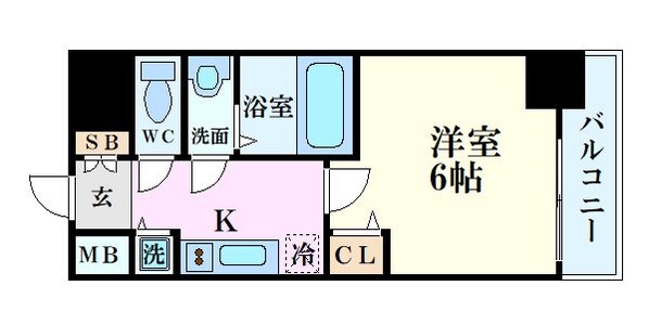 プレサンス難波駅前　の物件間取画像